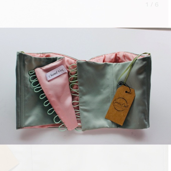 Handmade cropped cupped corset xtra small - Picture 5 of 6